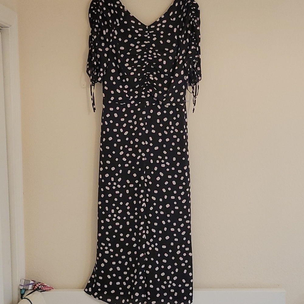 Brand New❗️Kate Spade Mallow Dot Midi Dress